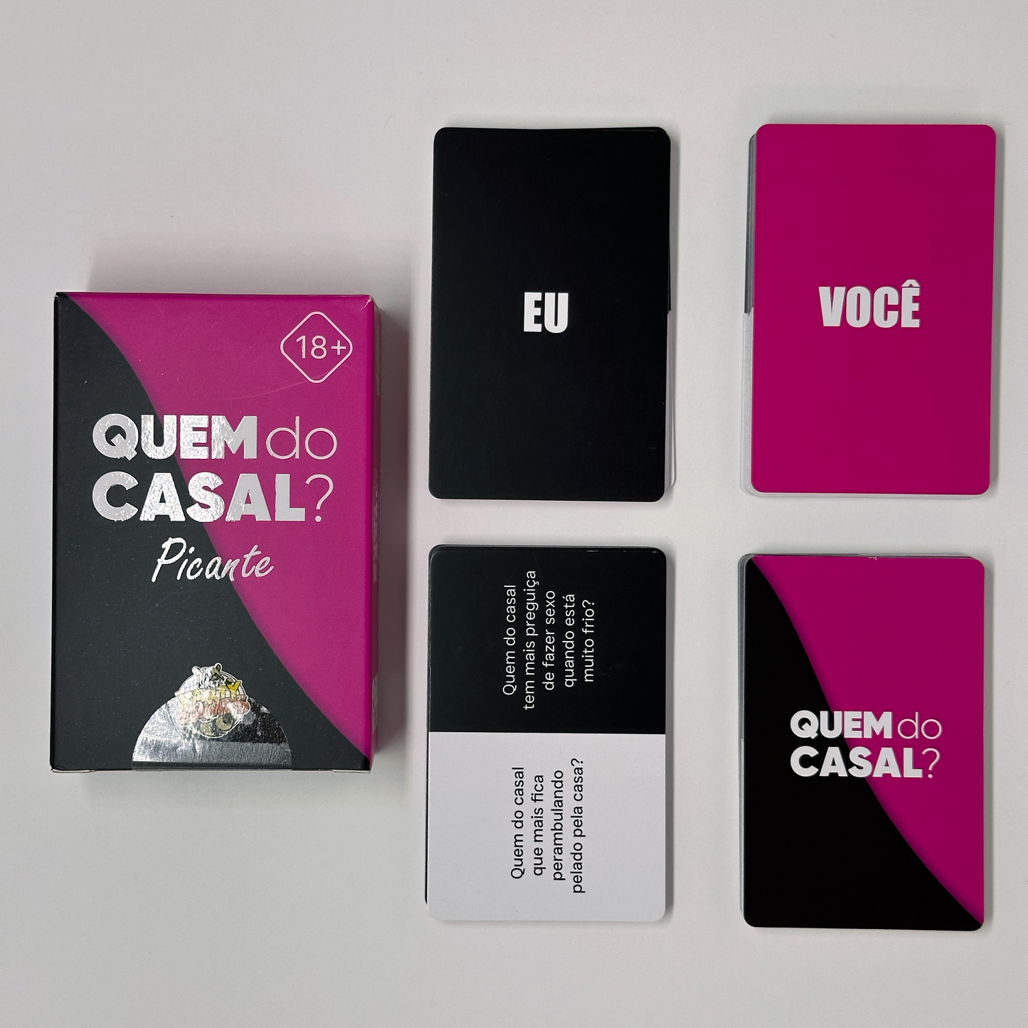 Jogo de Cartas Quem do Casal - versão Picante