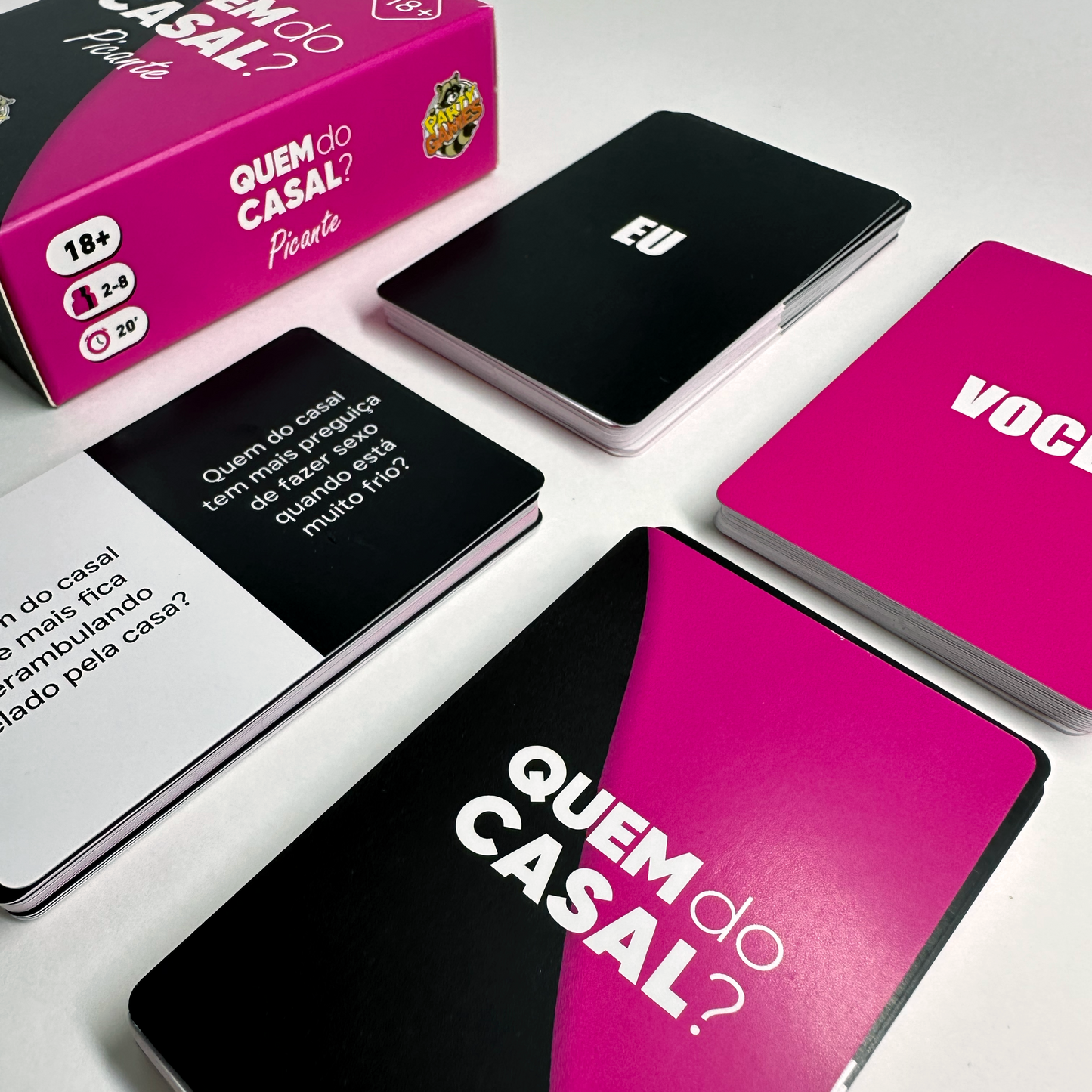 Jogo de Cartas Quem do Casal - versão Picante