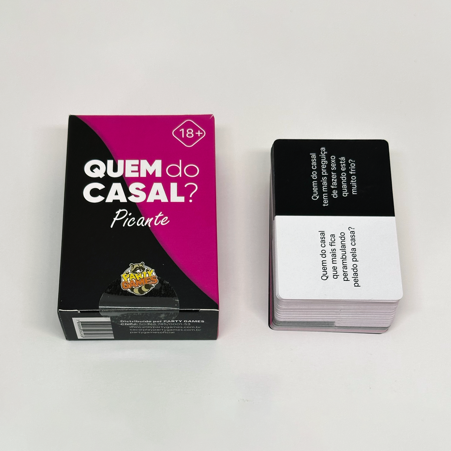Jogo de Cartas Quem do Casal - versão Picante