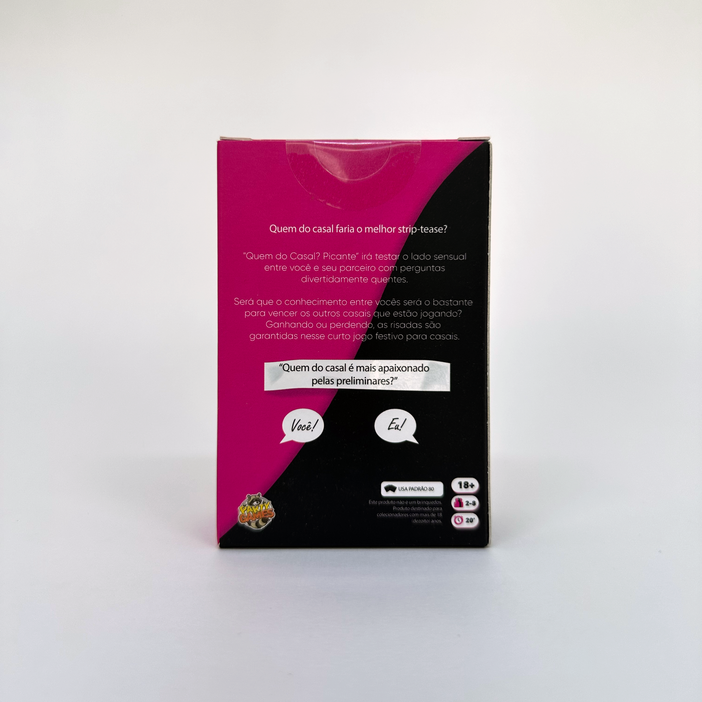 Jogo de Cartas Quem do Casal - versão Picante