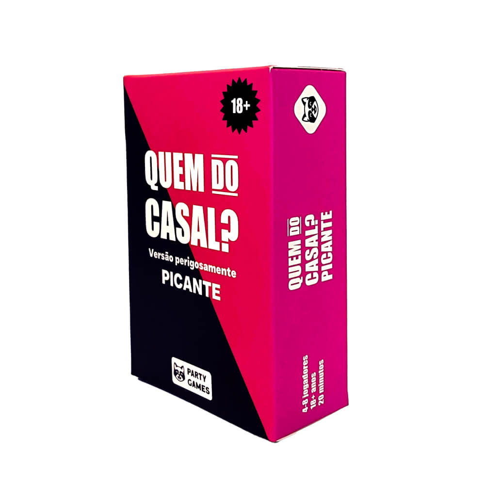 Jogo de Cartas Quem do Casal - versão Picante