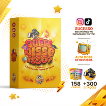 Jogo Quem Disse Isso?