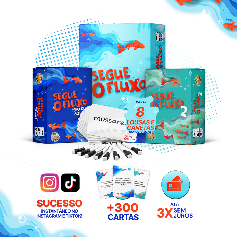 Combo Segue o Fluxo (jogo base + 2 expansões)