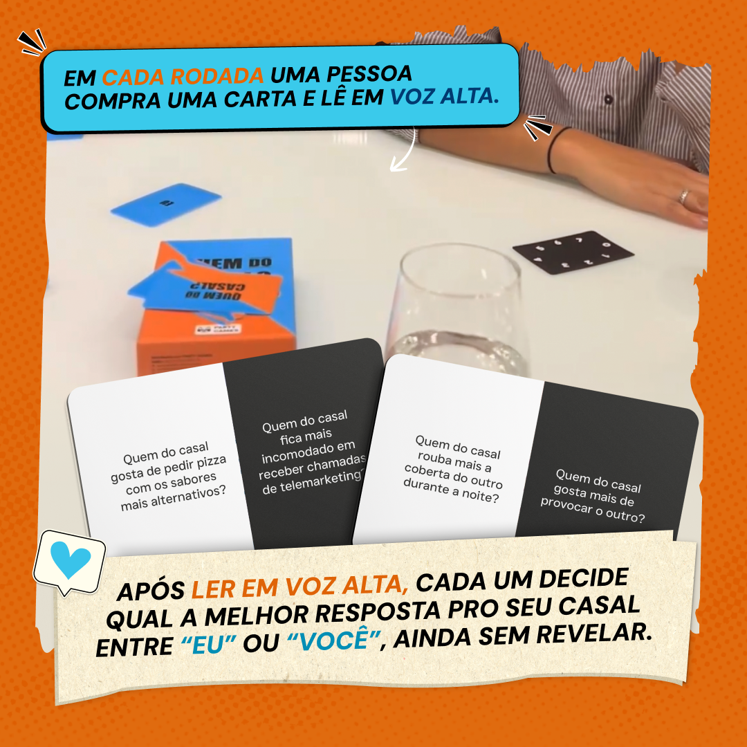 Segundo passo para jogar Quem do Casal