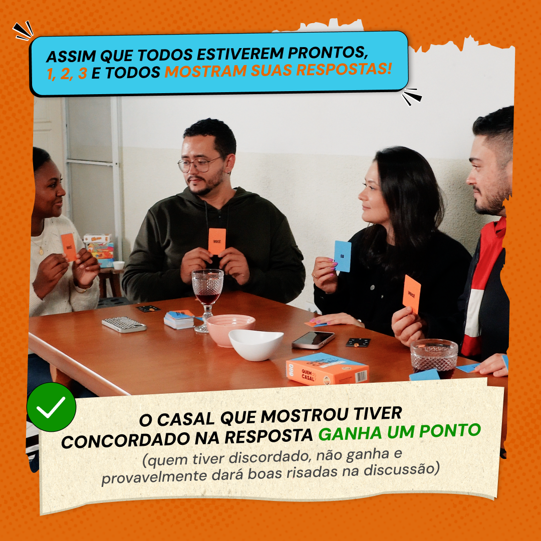 Terceiro passo para jogar Quem do Casal