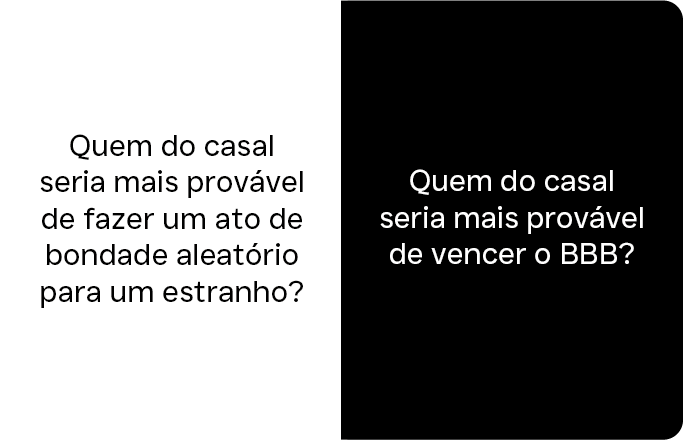Segunda carta de exemplo do jogo Quem do Casal