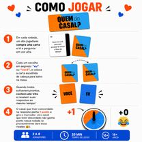 Jogo de Cartas Quem do Casal