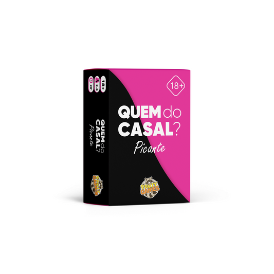 Jogo de Cartas Quem do Casal - versão Picante
