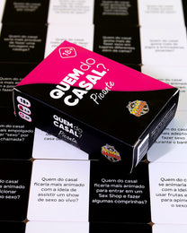 Jogo de Cartas Quem do Casal - versão Picante
