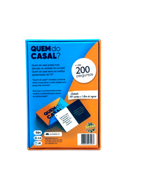 Jogo de Cartas Quem do Casal